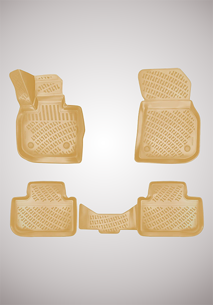 Bmw X3 2017-2024 Havuzlu Paspas Bej