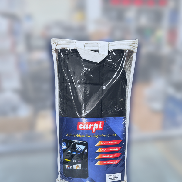 CARPİ Koltuk Arkası Organizer Çanta Kumaş Siyah
