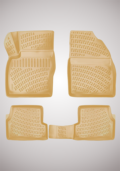 Ford Focus 1998-2004 Havuzlu Paspas Bej