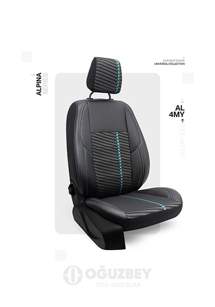 Oto Kılıf ( Alpina ) - Al-4MY-Mavi / Yeşil