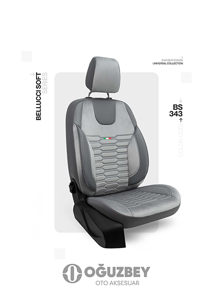 Oto Kılıf ( BabyFace) ( Bellucci Soft ) - BS-343-Füme / Gri