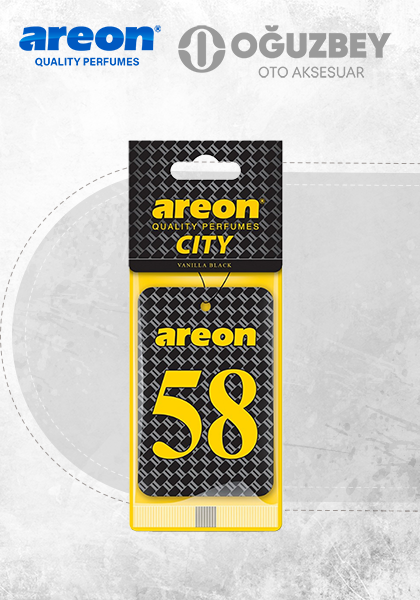 Areon City 58 Vanilla Black